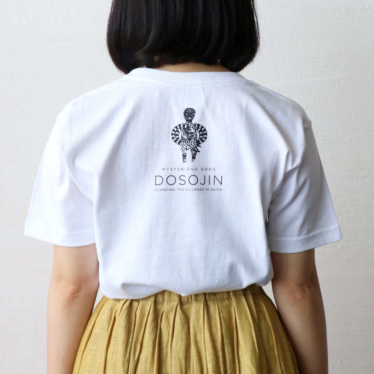 秋田人形道祖神 TシャツTYPE.B 背面