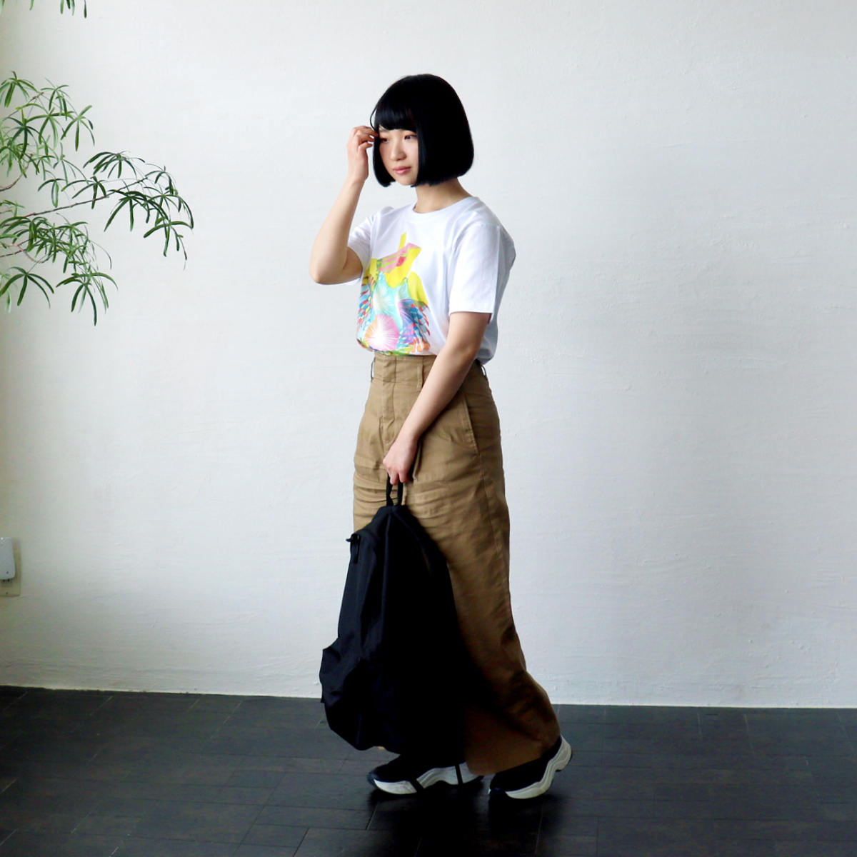秋田人形道祖神 TシャツTYPE.A 生地紹介