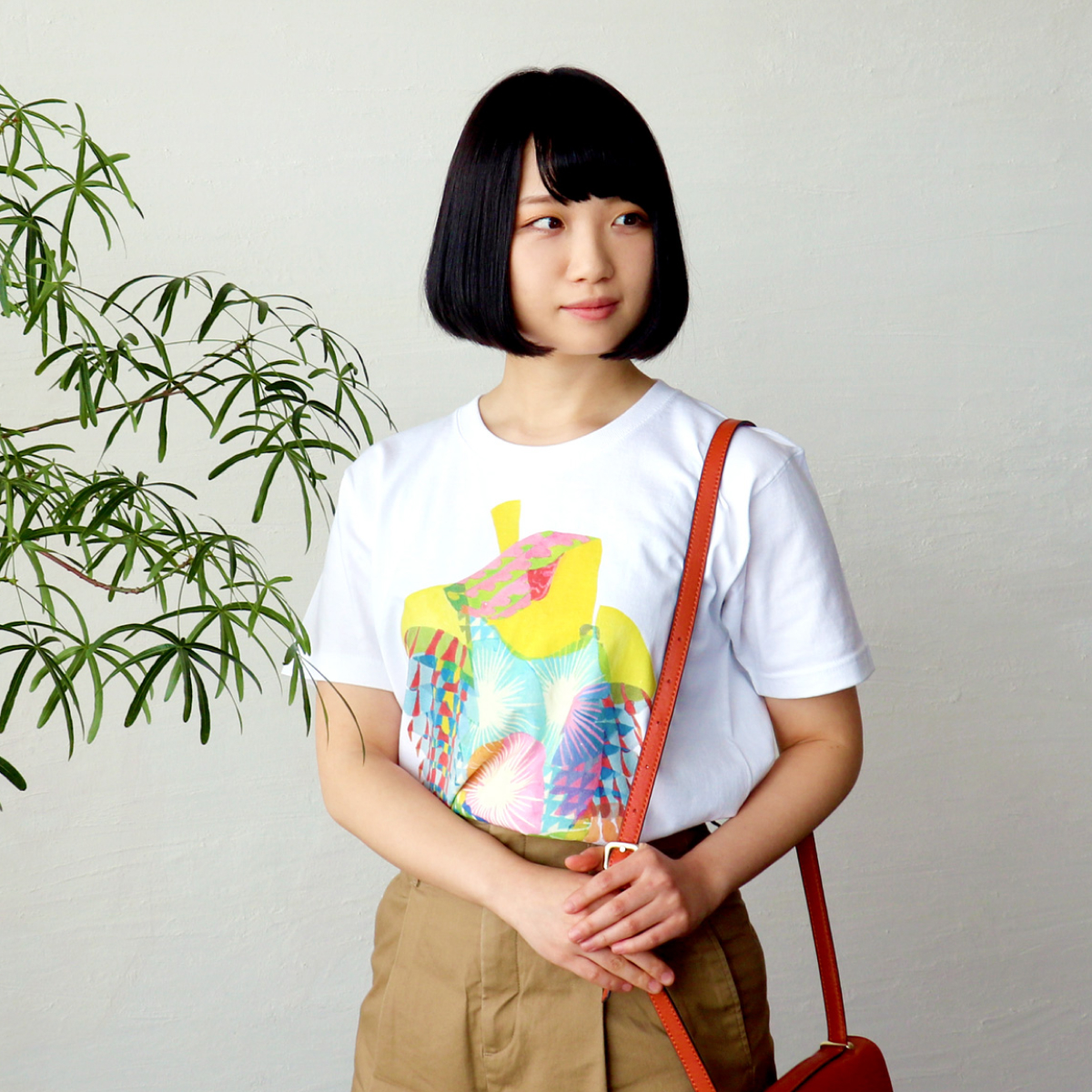 秋田人形道祖神 TシャツTYPE.A 背面